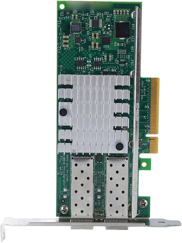 محول إيثرنت SFP ثنائي المنفذ بسرعة 10 جيجابت في الثانية لبطاقة شبكة خادم X520-DA2، اتصال مستقر لبيئات الخادم، توافق PCI-E X 8 لشبكات مختلفة in Kuwait