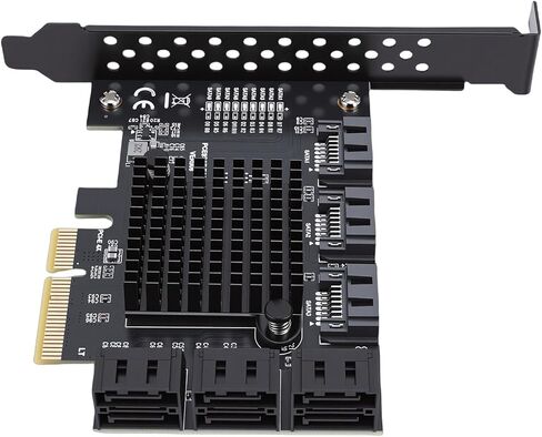 بطاقة توسيع PCIe إلى 9، وبطاقة معدل نقل بسرعة 6 جيجابت في الثانية، ودعم NCQ AHCI مع التوافق، مثالية لـ NAS، والكمبيوتر الشخصي والخادم in Kuwait