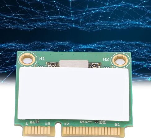 بطاقة الشبكة اللاسلكية Yunseity، WiFi 6 Bluetooth 5.3 Band 5400Mbps، واجهة MINI PCIe مع هوائيات مزدوجة، لأجهزة الكمبيوتر المحمولة 10 11 in Kuwait