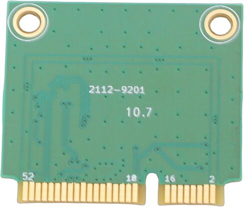 بطاقة الشبكة اللاسلكية Yunseity، WiFi 6 Bluetooth 5.3 Band 5400Mbps، واجهة MINI PCIe مع هوائيات مزدوجة، لأجهزة الكمبيوتر المحمولة 10 11 in Kuwait