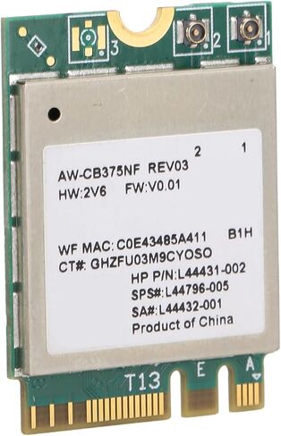 ciciglow 802.11ab/gn/ac RTL8822CE WiFi Module Dual Frequency Bluetooth 5.0 M.2 NGFF Network Card for 10/LinuxAndroid in Kuwait