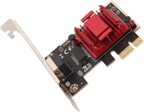محول شبكة PCIe 2.5G - شريحة RTL8125B، بطاقة شبكة PCIe بمنفذ RJ45 لنظام التشغيل Windows 10/8/7، والألعاب المستقرة والاستخدام المكتبي in Kuwait