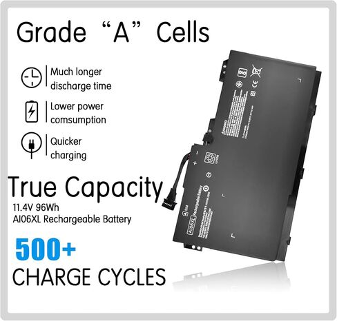 بطارية الكمبيوتر المحمول القابلة لإعادة الشحن 96Wh AI06XL لجهاز HP ZBook 17 G3 Series A106XL HSTNN-LB6X 808451-001 808397-421 808451-002 بطارية الكمبيوتر المحمول HSTNN-C86C AI06096XL AIO6XL T7V67EA V1Q04UT للكمبيوتر المحمول. in Kuwait
