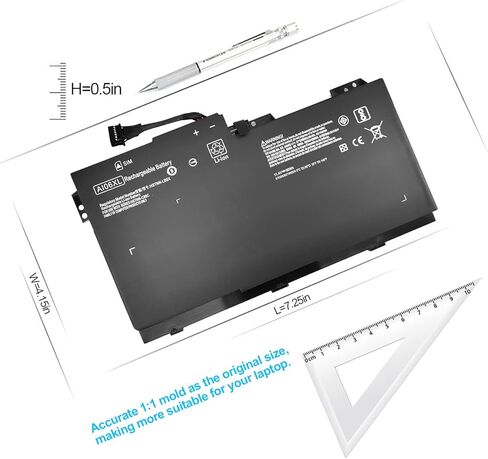 بطارية الكمبيوتر المحمول القابلة لإعادة الشحن 96Wh AI06XL لجهاز HP ZBook 17 G3 Series A106XL HSTNN-LB6X 808451-001 808397-421 808451-002 بطارية الكمبيوتر المحمول HSTNN-C86C AI06096XL AIO6XL T7V67EA V1Q04UT للكمبيوتر المحمول. in Kuwait