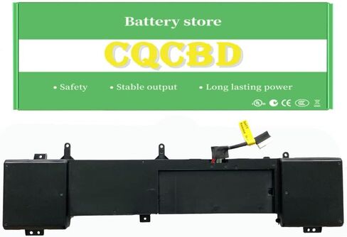 استبدال بطارية متوافقة مع CQCQ 6JHDV لجهاز Dell Alienware 17 R2 R3 ALW17ED-1728 ALW17ED-1828T ALW17ER-4738 ALW17ER-4838 5046J P43F 6JHCY (14.8V 92Wh) in Kuwait