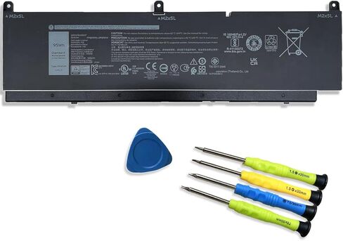 PKWVM استبدال بطارية الكمبيوتر المحمول لـ Dell Precision 7550 7560 7760 7550 7750 Series 3ICP5/62/85-2 453-BBCQ 68ND3 0CR72X C903V CR72X 068N03 0447VR G5FJ8 J0VNR 17C06 447VR 11.4 فولت 95 وات في الساعة 7922 مللي أمبير في الساعة 6 خلايا in Kuwait