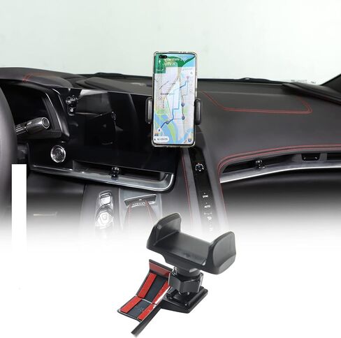 Car Phone Mount Fit for Chevrolet Corvette C8 2020-2025, Cell Phone Holder for Center Console Navigation Screen, Handsfree Car Phone Stand, Clamping Arms Holder - Style A in Kuwait