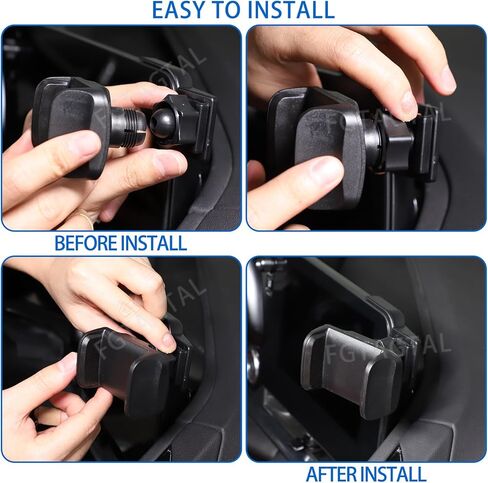 Car Phone Mount Fit for Chevrolet Corvette C8 2020-2025, Cell Phone Holder for Center Console Navigation Screen, Handsfree Car Phone Stand, Clamping Arms Holder - Style A in Kuwait