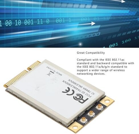 Industrial Dual Band WiFi Module, 2.4GHz 5GHz 600Mbps 1300Mbps Wireless WiFi Board for QCA9880 Chip, with Mini PCIe PCIe 1.1 Interface in Kuwait
