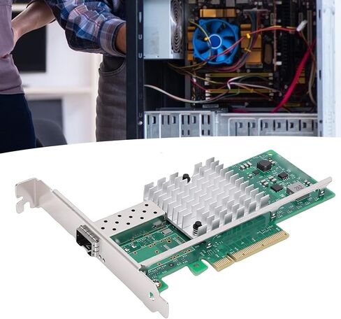 محول Yunseity PCI Express X8 Ethernet بسرعة 10 جيجابت في الثانية SFP + بطاقة الشبكة مع وحدة تحكم 82599EN لخادم VMware ESXi in Kuwait
