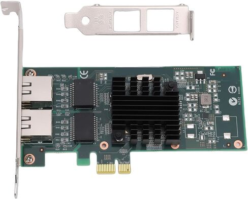 بطاقة شبكة 1 جيجا بايت، محول جيجابت إيثرنت مزدوج RJ45 مع دعم وحدة التحكم 82576، لـ PCI Express 2.0 X1 in Kuwait