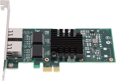 بطاقة شبكة 1 جيجا بايت، محول جيجابت إيثرنت مزدوج RJ45 مع دعم وحدة التحكم 82576، لـ PCI Express 2.0 X1 in Kuwait
