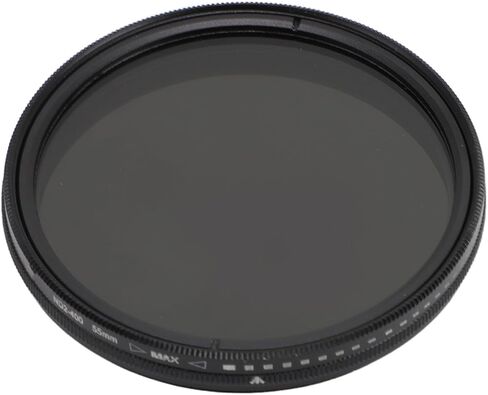 فلتر عدسة ND2 400، كثافة محايدة متغيرة للتصوير الفوتوغرافي بالكاميرا مع تصميم تراكب CPL، للاستخدام الاحترافي (55 مم) in Kuwait