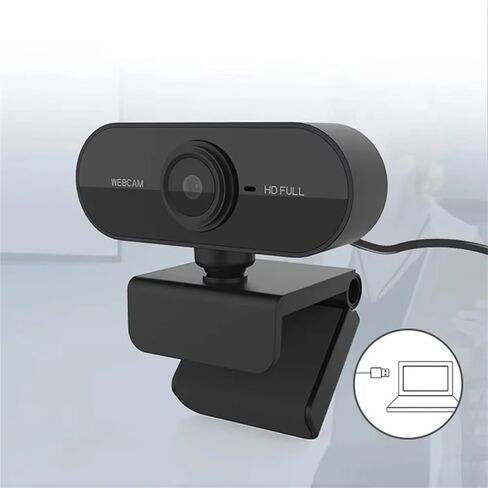 hejhncii Easy 2K 1080P 720P 480P FullHD Webcam with Wide Angled Lens and Auto Focused for Streaming and Video Meetings FullHD Webcam in Kuwait