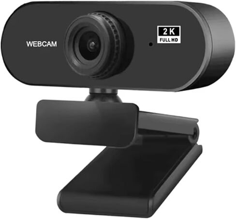 hejhncii Easy 2K 1080P 720P 480P FullHD Webcam with Wide Angled Lens and Auto Focused for Streaming and Video Meetings FullHD Webcam in Kuwait