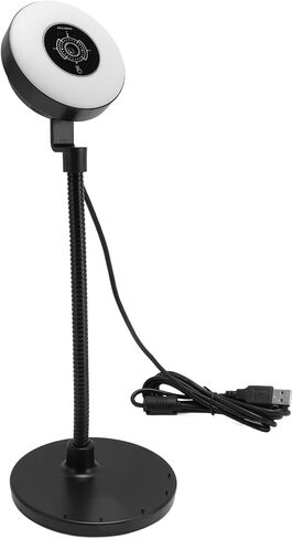 كاميرا ويب، كاميرا بث USB عالية الدقة مع ميكروفون خفيف وجهاز تحكم عن بعد، حامل تلسكوبي، للكمبيوتر الشخصي ومؤتمرات الفيديو والبث المباشر in Kuwait