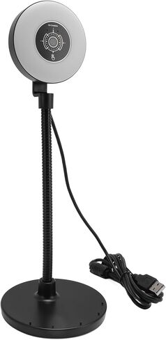 كاميرا ويب، كاميرا بث USB عالية الدقة مع ميكروفون خفيف وجهاز تحكم عن بعد، حامل تلسكوبي، للكمبيوتر الشخصي ومؤتمرات الفيديو والبث المباشر in Kuwait
