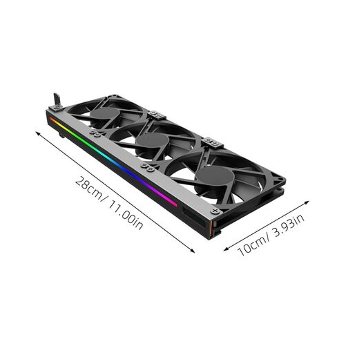مروحة تبريد VILLCASE Argb Gpu 3-pin 5v مبرد بطاقة الرسومات الهادئ لتبريد بطاقة الفيديو للكمبيوتر المكتبي مع دعم فتحة Pci in Kuwait