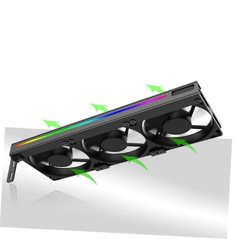 مروحة تبريد VILLCASE Argb Gpu 3-pin 5v مبرد بطاقة الرسومات الهادئ لتبريد بطاقة الفيديو للكمبيوتر المكتبي مع دعم فتحة Pci in Kuwait
