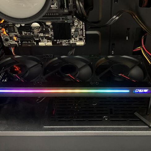 مروحة تبريد VILLCASE Argb Gpu 3-pin 5v مبرد بطاقة الرسومات الهادئ لتبريد بطاقة الفيديو للكمبيوتر المكتبي مع دعم فتحة Pci in Kuwait