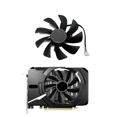 مروحة تبريد 95 ملم XY-D10015SH 4pin متوافقة مع بطاقة الفيديو الرسومية MSI GeForce GTX1660 Super AERO GTX 1660 Ti in Kuwait