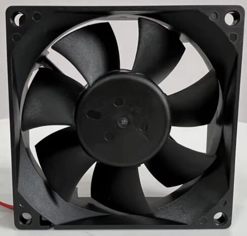 RDH8025B2 DC 24V 0.15A 80x80x25mm مروحة تبريد بسلكين in Kuwait