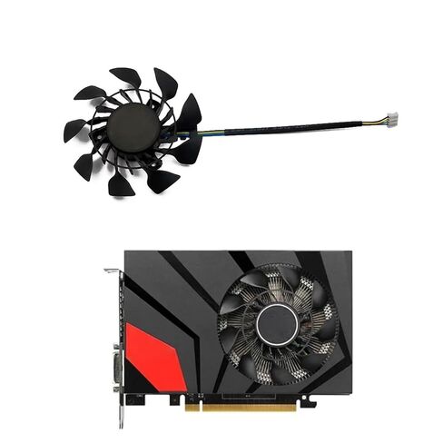 مروحة تبريد T129215SU FD9015U12S 85 مم 4Pin GPU متوافقة مع بطاقة الرسومات ASUS GeForce GTX 760 670 970 MINI in Kuwait