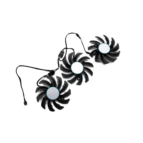 75MM T128010SU Cooler Fan Compatible for Gigabyte Radeon RX 6600 6700 XT RTX 3070 Ti Eagle Graphics Video Card Cooling(3-Fan) in Saudi Arabia