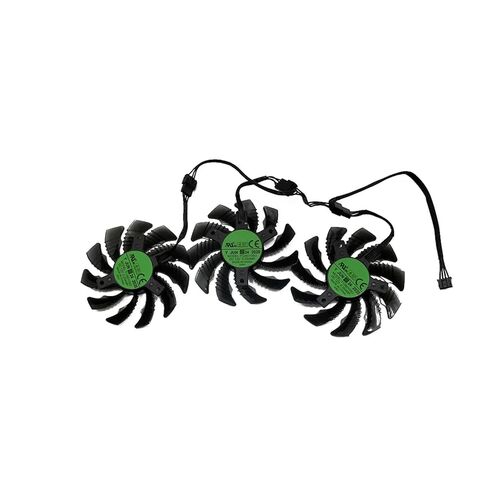 75MM T128010SU Cooler Fan Compatible for Gigabyte Radeon RX 6600 6700 XT RTX 3070 Ti Eagle Graphics Video Card Cooling(3-Fan) in Saudi Arabia
