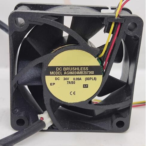 AG06024MB257203 DC 24V 0.09A 60x60x25mm 3-Wire العاكس مروحة التبريد in Kuwait