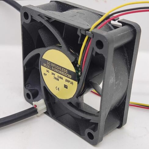 AG06024MB257203 DC 24V 0.09A 60x60x25mm 3-Wire العاكس مروحة التبريد in Kuwait