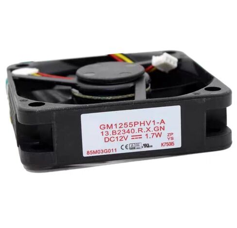GM1255PHV1-A DC 12V 1.7W 55x55x15mm مروحة تبريد 3 أسلاك in Kuwait