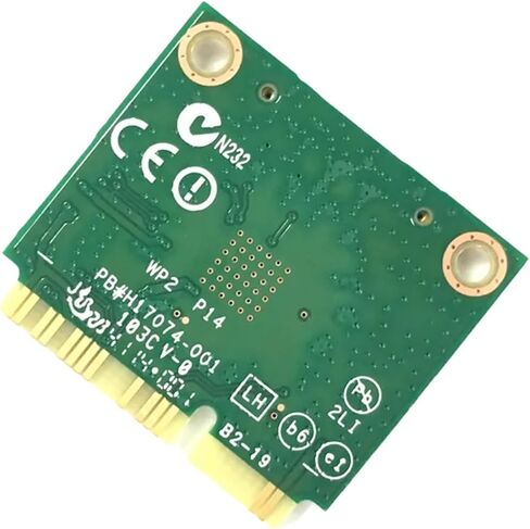 بطاقة الشبكة اللاسلكية AX210 نصف PCIe الصغيرة | 2.4 جيجابت في الثانية مع دعم بلوتوث 5.3 | قطعة استبدال HMC WLAN AX210.HMWG بطاقة Wi-Fi AX210HMW in Kuwait