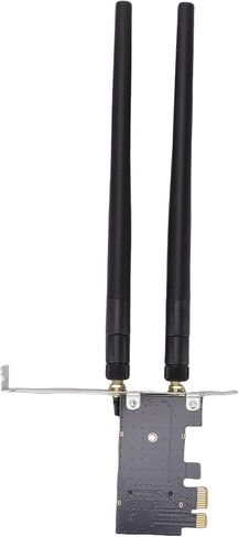 LICAEVEY WiFi 7 PCIe Wireless Network Card for PC, 6G 5G 2.4G Tri Band 6400Mbps Bluetooth 5.4, Dual 8dBi Antennae, for Wins 10 11 in Kuwait