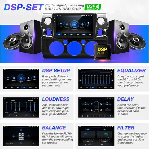 for Toyota FJ Cruiser 2006-2020 Radio Compatible with Wireless Carplay Android Auto,Car Stereo Bluetooth Navigation GPS WIFI FM AM Multimedia Player Backup Camera TouchScreen 8-Core Head Unit in Kuwait