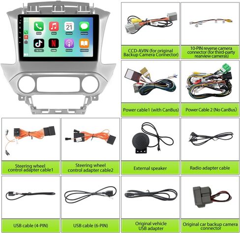 راديو سيارة 10.1 بوصة لسيارة Chevy Suburban Tahoe 2015-2019 (2 جيجابايت + 64 جيجابايت)، ستيريو Android 15 مع CarPlay اللاسلكي Android Auto FM AM BT GPS SWC (ترقية غير Bose) in Kuwait