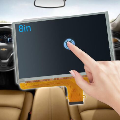استبدال محول الأرقام بشاشة تعمل باللمس LCD لـ 2014-2018 Chevy Silverado Tahoe Chevy Colorado OEM Navigation - متوافق مع جزء OEM DJ080PA-01A، يناسب GMC Sierra Yukon Acadia Canyon Terrain in Kuwait