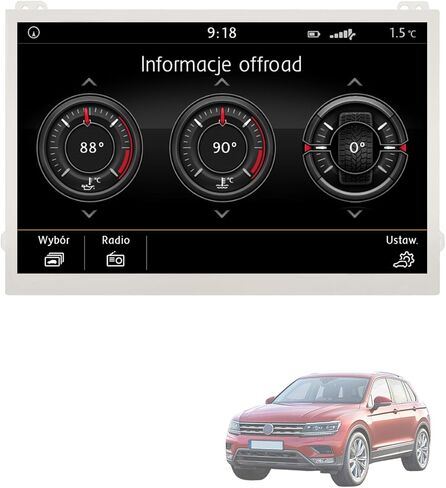 TDO-WVGA0633F00039 شاشة LCD تعمل باللمس مقاس 6.5 بوصة لسيارة VW Magotan Jetta Passat Scirocco Golf Polo Tiguan CC GTI Skoda Octavia Yeti MIB STD2 MIB200 682 ملاحة الوسائط المتعددة TDO-WVGA0633F00045 in Kuwait
