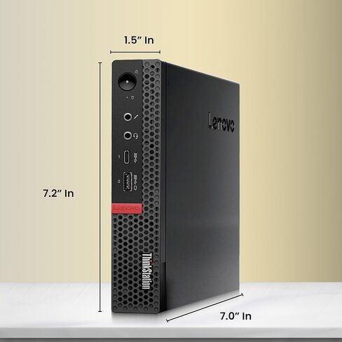 Lenovo ThinkStation P330 Mini Computer PC - Intel Core i7-8th - 16GB DDR4 RAM - 256GB SSD - Quadro P620 GPU - 22" Monitor - Keyboard & Mouse - Built-in Wi-Fi - Tiny Desktop - Windows 11 Pro (Renewed) in Kuwait