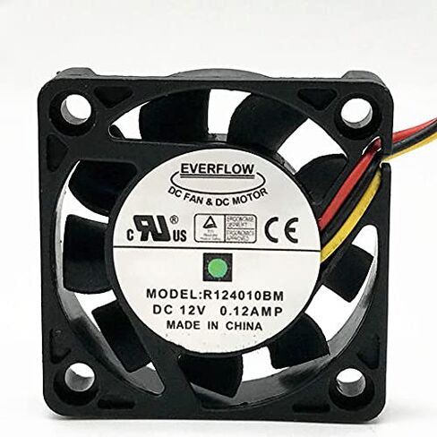 R124010BM EVERFLOW 12V 40mm Fan، 12V 0.12A 3-pin هيكل مروحة التبريد in Kuwait