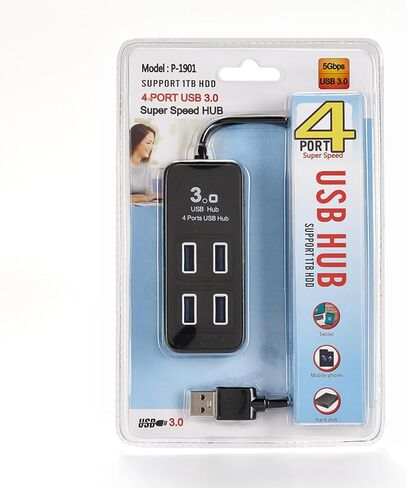 موزع USB بـ 4 منافذ لـ Vive Tracker USB Dongles 3.0 2.0 VR Dongles يتيح نقل البيانات باللون الأسود in Kuwait