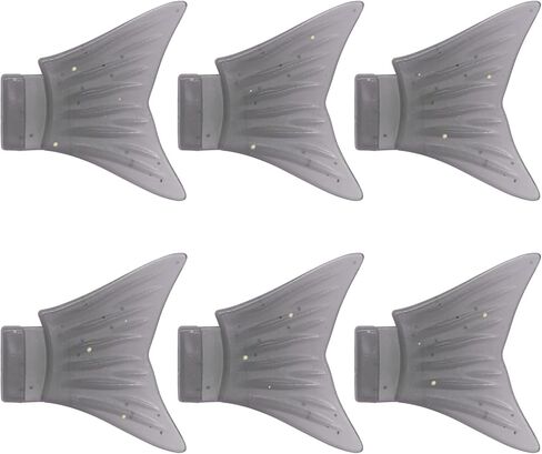 BASSDASH Replacement Rubber Tails for BASSDASH Glide Baits 6-Pack in Kuwait