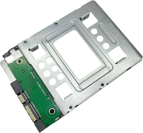 2.5" SSD to 3.5" SATA Hard Disk Drive HDD Adapter Caddy Tray Cage Hot Swap Plug Converter Bracket Compatible with All The 3.5" SATA/SAS Drive Caddie Trays 654540-001 in Kuwait