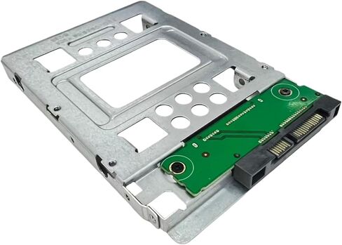 2.5" SSD to 3.5" SATA Hard Disk Drive HDD Adapter Caddy Tray Cage Hot Swap Plug Converter Bracket Compatible with All The 3.5" SATA/SAS Drive Caddie Trays 654540-001 in Kuwait