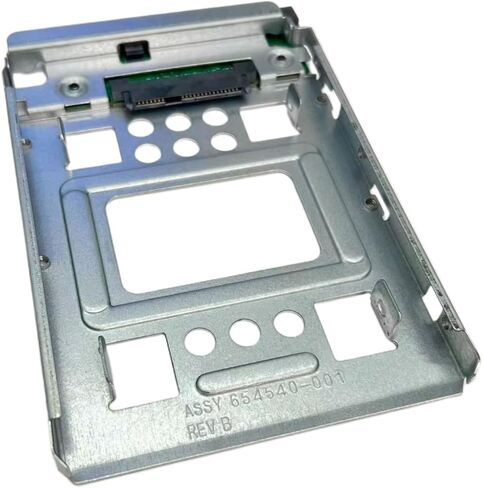 2.5" SSD to 3.5" SATA Hard Disk Drive HDD Adapter Caddy Tray Cage Hot Swap Plug Converter Bracket Compatible with All The 3.5" SATA/SAS Drive Caddie Trays 654540-001 in Kuwait