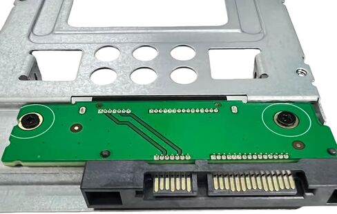 2.5" SSD to 3.5" SATA Hard Disk Drive HDD Adapter Caddy Tray Cage Hot Swap Plug Converter Bracket Compatible with All The 3.5" SATA/SAS Drive Caddie Trays 654540-001 in Kuwait