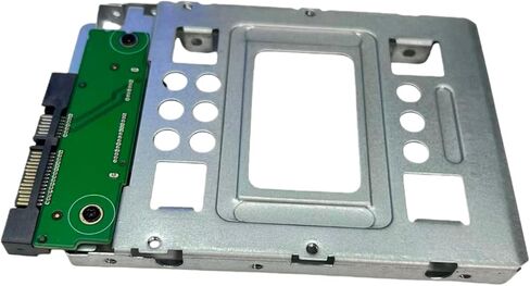 2.5" SSD to 3.5" SATA Hard Disk Drive HDD Adapter Caddy Tray Cage Hot Swap Plug Converter Bracket Compatible with All The 3.5" SATA/SAS Drive Caddie Trays 654540-001 in Kuwait