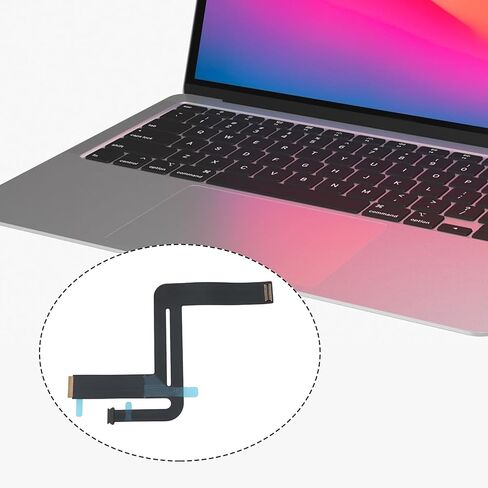 كابل مرن للوحة التتبع ولوحة المفاتيح 821-02663-03 متوافق مع MacBook Air 13 بوصة A2179 A2337 2020 in Kuwait