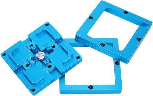 BGA Reballing Rework Station Double Frame Template Stencil 80 x 80mm - Durable Aluminum Alloy Frame, Accurate Positioning, Ideal for DIY Electronics Repair in Kuwait