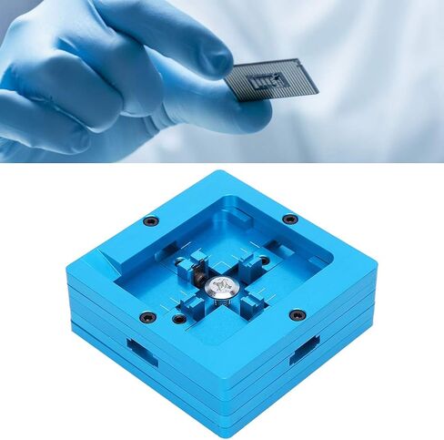BGA Reballing Rework Station Double Frame Template Stencil 80 x 80mm - Durable Aluminum Alloy Frame, Accurate Positioning, Ideal for DIY Electronics Repair in Kuwait